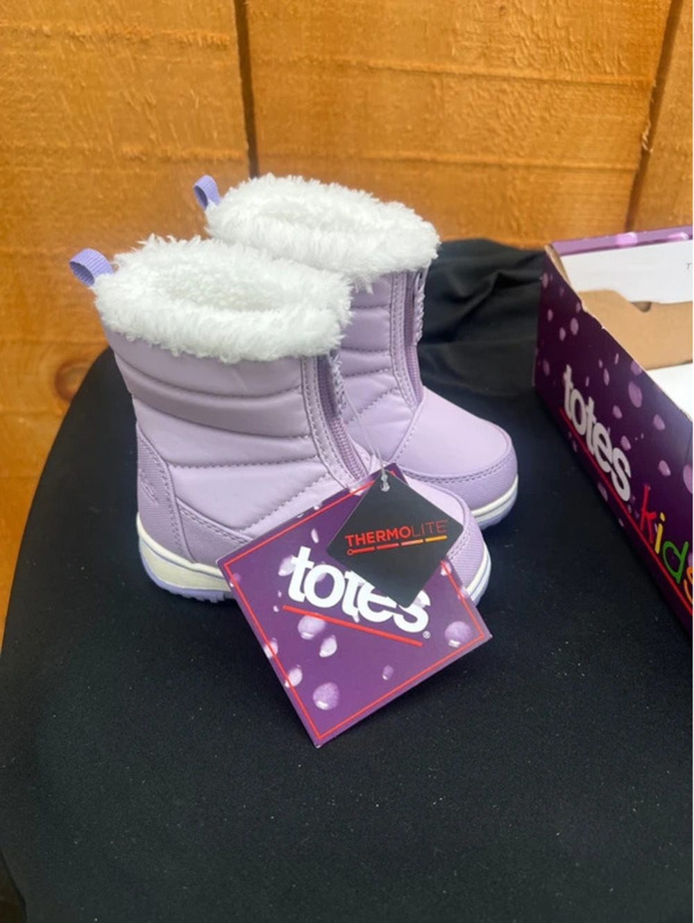 Totes Kids Purple Boots